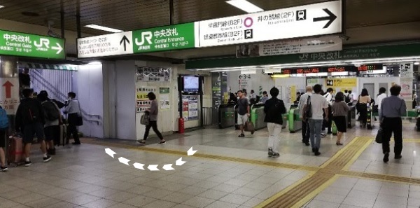 JR渋谷駅中央改札前