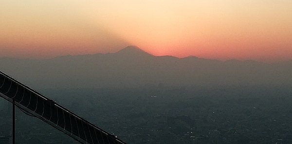 渋谷スカイ（屋上展望台）から西側に見える景色