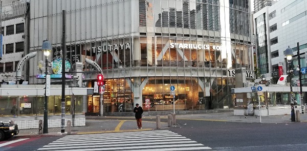 渋谷駅ハチ公口（Qフロント/TSUTAYA/スタバ）